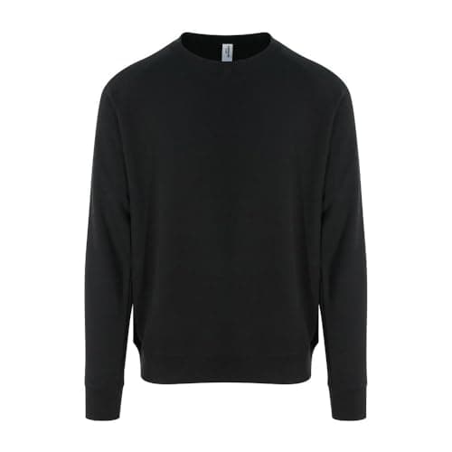 Image of AWDis Just Hoods JH130 Graduate Heavyweight Sweatshirt - Jet Black - L