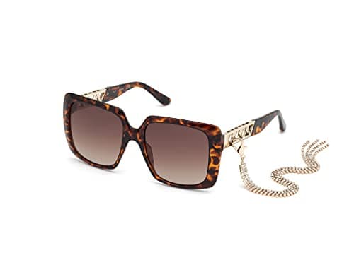 Image of Guess 0 Glasses, Dark Havana, 55 for Women