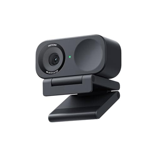 Image of Insta360 Link 2C Standard Bundle Graphite Black - 4K Webcam for PC/Mac, 1/2" Sensor, Auto Framing, HDR, AI Noise-Canceling Mic, Gesture Control for Streaming