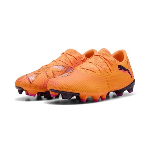 Image of PUMA Unisex Future 8 Match Low Firm Ground/Artifical Ground Football Boots, Heat Fire-PUMA Black-Ravish, 7 UK