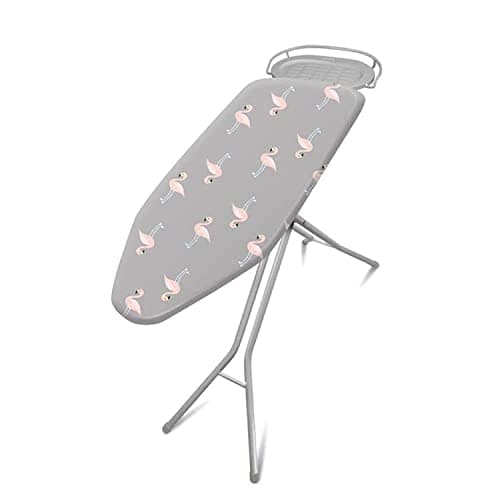 Image of Addis 516188 Affinity Ironing Board, Silver Flamingo design, Metal, 114 x 36.5 cm