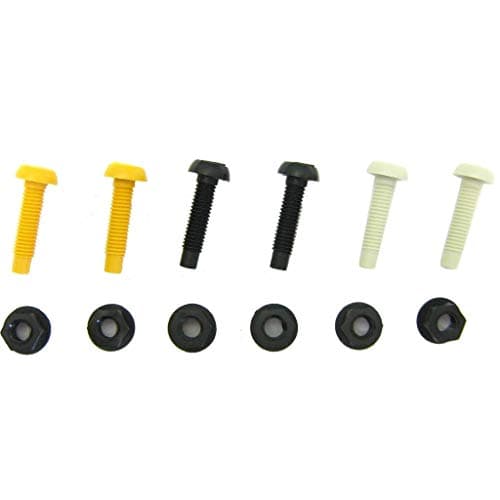 Image of All Trade Direct 12 Pcs Long Number Plate Bolts Nuts Caps Screws Fitting