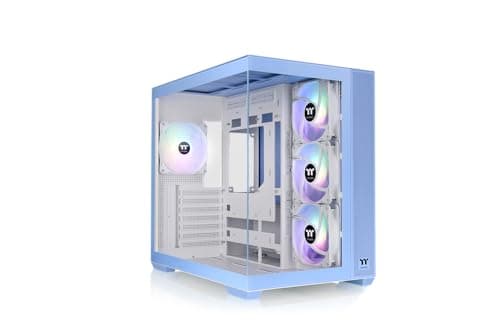 Image of Thermaltake View 380 TG ARGB | Mid Tower Chassis | 25 Jahre Hydrangea Blue Limited Edition
