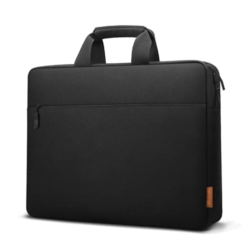 Image of ZYB Laptop 17-17.3 Inch Case, Waterproof Shockproof Laptop Sleeve 17 17.3 Inch for 17-17.3 Inch Computer Notebook Lenovo HP Dell ASUS Acer Samsung Gaming MSI etc 17" Business Men-Black