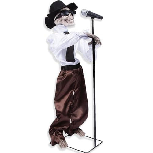 Image of Fun Express STANDING SINGING SKELETON (3 FT) - Home Decor - 1 Piece