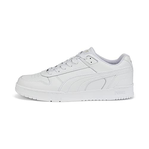 Image of Puma Unisex Adults Rbd Game Low Sneakers, Puma White-Puma White-Puma Team Gold, 8.5 UK