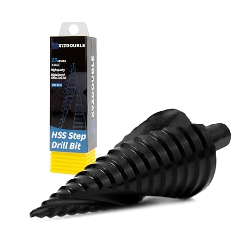 Image of HSS Step Drill Bit 4-32mm High Speed Steel Step Cone Bits Hole Cutter Hex Shank Metric Double Slot Cone Cutting Drill for Wood Sheet Metal PVC Thin Metals