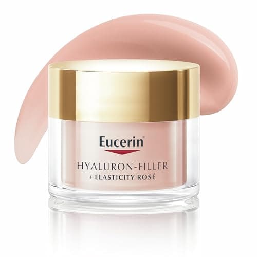 Image of Eucerin Hyaluron-Filler + Elasticity Day Rosé SPF 30 50ml, Anti-Wrinkle Day Cream for Glowy Skin, Refreshing Moisturiser with Hyaluronic Acid and Collagen