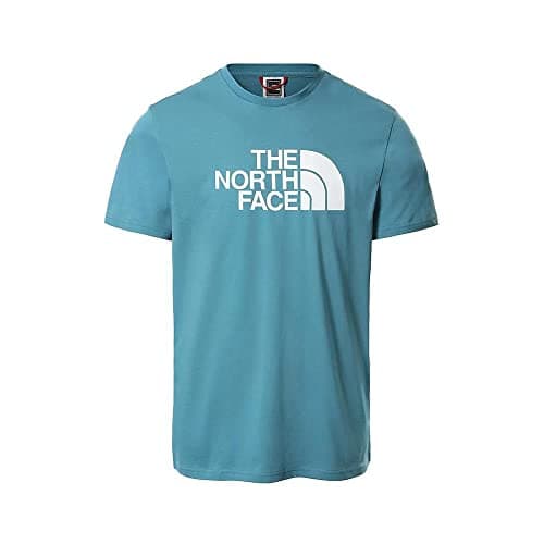 Image of THE NORTH FACE Men's Men's Easy Short Sleeved T-Shirt (Pack of 1) (as8, Alpha, xx_l, Regular, Regular, Storm Blue), XXL