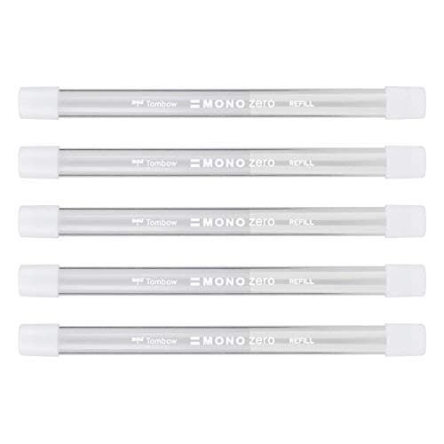 Image of Tombow ER-KUR Refill for Precision Erasers Mono Zero Round Tip Diameter 2.3 mm (Pack of 10)