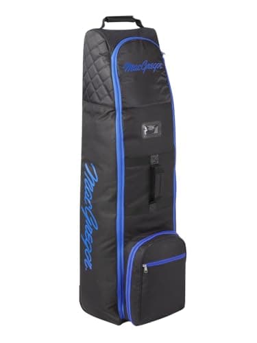 Image of MACGREGOR Unisex's VIP Deluxe Wheeled Travel Cover, Black/Royal Blue, ONE Size MACTC003SD