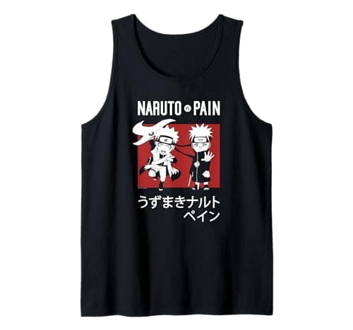 Image of Naruto Shippuden Naruto Vs Pain Tank Top