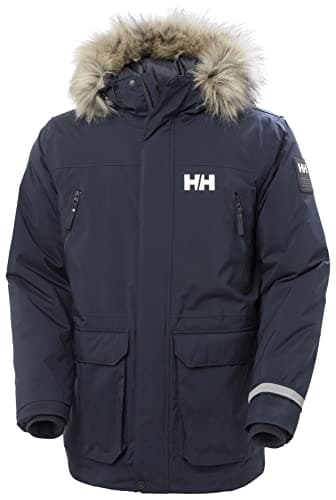 Image of Helly Hansen Men's Reine Parka, Navy, M