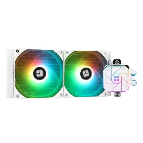 Image of Thermalright AQUA ELITE 240 White V3 Liquid CPU Cooler, 240 Cooling Row Size, 2 x 120mm PWM Fans, S-FDB Bearings,for AM4/AM5, Intel LGA1150/1151/1155/1200/2011/1700/1851,Desktop CPU Cooler AIO