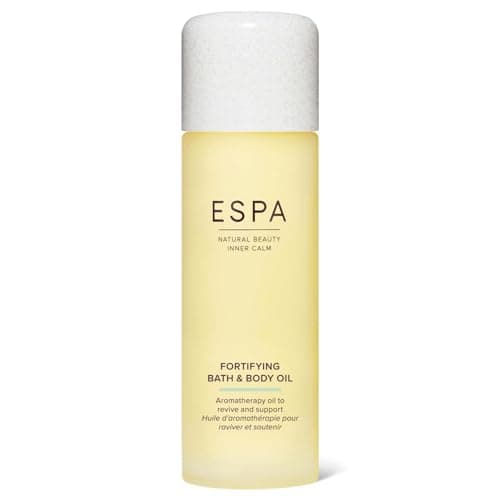Image of ESPA Fortifying Bath and Body Oil 100ml | Eucalyptus & Tea Tree | Magnesium, Ashwagandha & Essential Oils | Supports Skin's Natural Mositure Barrier | Massage Oil | Menopause-Friendly