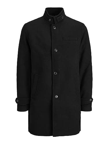 Image of JACK & JONES JPRBLAMELTON WOOL COAT SN, black, L