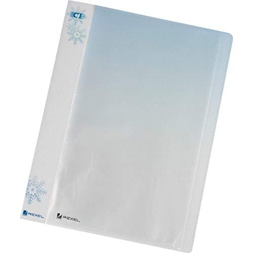 Image of Rexel Ice Display Book 40 Pockets A4 Clear Covers Ref 2102041 [Pack of 10]