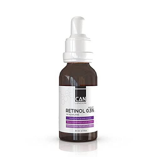 Image of ican London Retinol 0.5% Serum Reducing Wrinkles, Lines, & Ageing on Face, Under Eyes 30ml