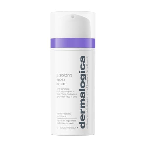 Image of Dermalogica Stabilizing Repair Cream, Face Moisturiser for Sensitive Skin with Cica - Strengthens, Soothes, and Repairs Skin Barrier, 100ml