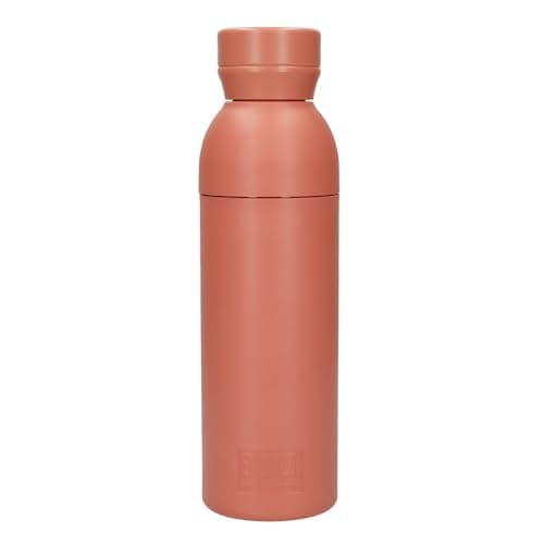 Image of Built Planet Bottle, Eco Friendly Recycled Water Bottle Made from Approx. 15 Plastic Bottles, Leakproof, Reusable and BPA Free, Coral Pink, 500ml