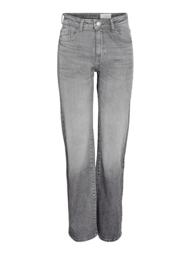 Image of NOISY MAY NMYOLANDA NW Wide Jeans AZ371DG FWD Noos Women's Jeans Dark Grey Streetwear, Darkgray, S