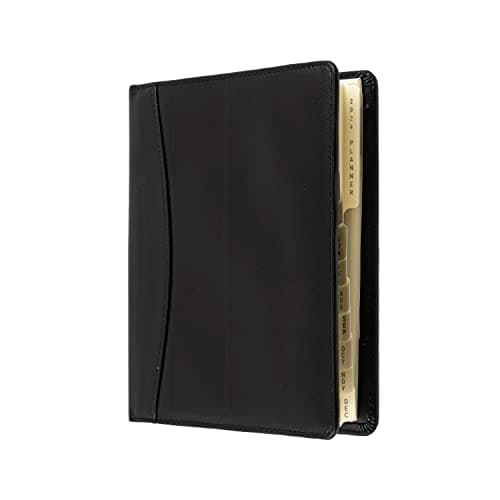 Image of Collins Elite 2024 Diary Compact Day a Page Planner (with Appointments) - Business Planner and Organiser - January to December 2024 Diary - Daily - Black - 1140V.99-24