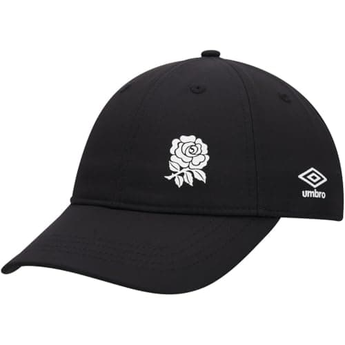Image of Umbro England Rugby Training Cap Black Adult Hat (UK, Alpha, One Size, Black)