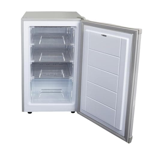 Image of SIA UCF50GR Freestanding Under Counter Freezer, 77L Capacity, 4* Freezer Rating, E Rated, 50cm Wide, Reversible Door, Grey, 2 Years Parts & Labour Guarantee