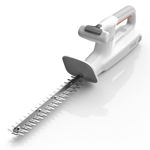 Image of Litheli 20V Cordless Hedge Trimmer 15.8" (5/8" Cut), Handheld Shrub/Bush Trimmer, Lightweight for Thick Branches & Yard Work,Work with Litheli 20V System (2.0Ah Battery Incl.)