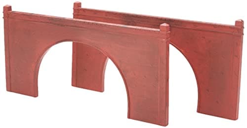 Image of Hornby R8512 Skaledale 00 Gauge Tunnel Portals Double (Brick), Red