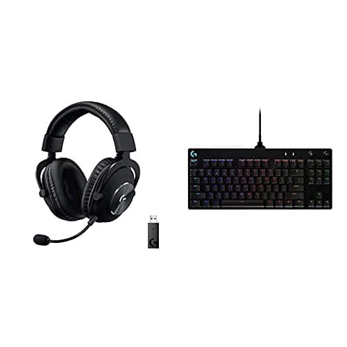 Image of Logitech G PRO X Wireless LIGHTSPEED Gaming Headset PRO TKL Mechanical Gaming Keyboard