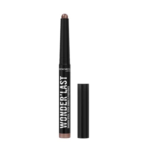 Image of Rimmel Wonder'Last Shadow Stick, 002 Choco Shimmer, Easy To Apply, One Swipe Eyeshadow, Lasts All Day, Ultra-Creamy Formula, Buildable, Smudgeproof, Vegan