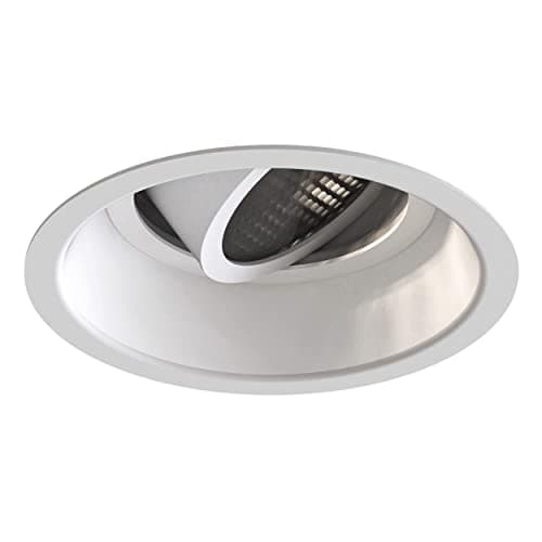 Image of Astro Minima Slimline Round Adjustable Fire-Rated Indoor Downlight (Matt White), GU10 LED Lamp, Designed in Britain - 1249040-3 Years Guarantee