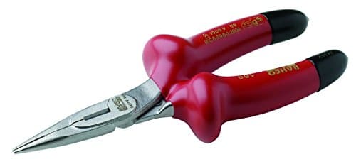 Image of Bahco Ergo 2430V-200 Insulated Snipe Nose Straight Tip Plier