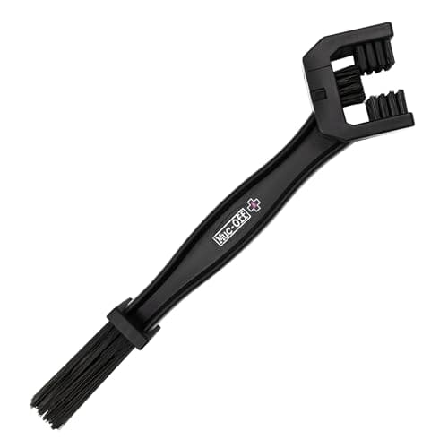 Image of Muc-Off Motorcycle Chain Brush - Multi-Faceted Chain Cleaning Brush for Motorbikes - Ergonomically Shaped with Tough Nylon Bristles