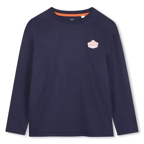 Image of Timberland Boy's T60531 T-Shirt, Indigo Blue, 8 Years