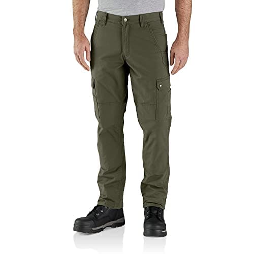 Image of Carhartt Rugged Flex™ Relaxed Fit Ripstop Cargo Fleece-Lined Work Pant