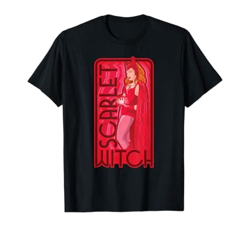 Image of Marvel WandaVision Scarlet Witch Super Hero T-Shirt