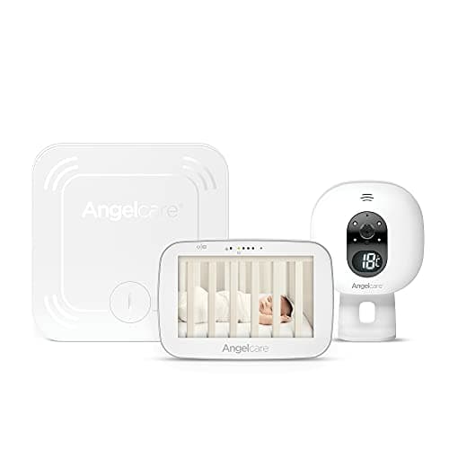 Image of Angelcare Ac527 3-in-1 Sensasure Baby Movement Monitor with Video White
