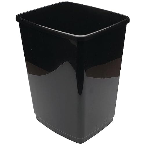 Image of 2Work Swing Bin Base Only 50 Litre Plastic Black 2W02381