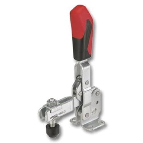 Image of AMF 90027 Vertical Acting Toggle clamp "6800", Size 2, Silver/red