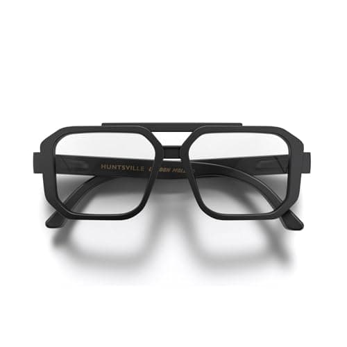 Image of LONDON MOLE® Huntsville reading glasses | Cool square shaped readers | Men’s Women’s Unisex | Spring hinges