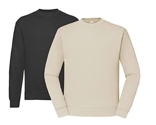 Image of Fruit of the Loom Men’s Set-in Sweatshirt, M