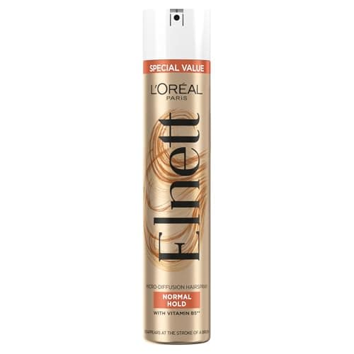 Image of L’Oréal Paris Elnett Satin Hairspray Normal Hold 300ml | Fine Mist Hair Spray | Long-Lasting Flexible Hold | Anti-Frizz & Brushable Finish