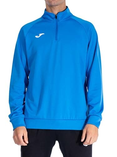 Image of Joma Men's Half Zip Sweat Faraon Sweatshirt, Blue, XS