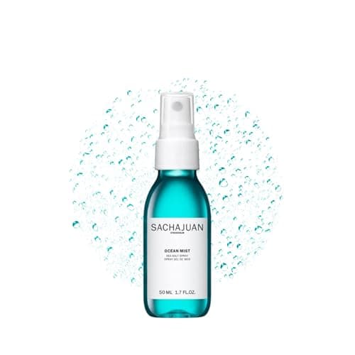 Image of SACHAJUAN Ocean Mist Sea Salt Spray, 50ml. Wave, Texture, Grip & Volume For Texturized Beach Waves And Matte Finish. Enhance Your Hair's Natural Movement.