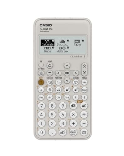 Image of Casio fx-83GTCW+ Scientific Calculator Grey (UK Version) - Upgrade from previous fx-83GTCW model