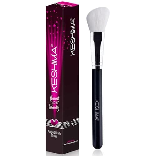 Image of Angled Blusher Brush By Keshima - Quality Blush, Contour and Bronzer Brush