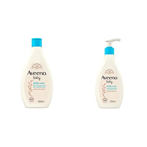Image of AVEENO Baby Daily Care Hair & Body Wash 400 ml & AVEENO Baby Daily Care Moisturising Lotion 250 ml