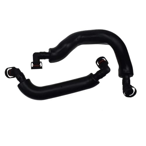 Image of Crankcase Ventilation Hose,for 545i 645Ci 745Li X5 2004 2005 2006 Crankcase Breather Hoses 11617547185 11617547186 Crankcase Vent Valve Breather Hose(Pair)(Pair)
